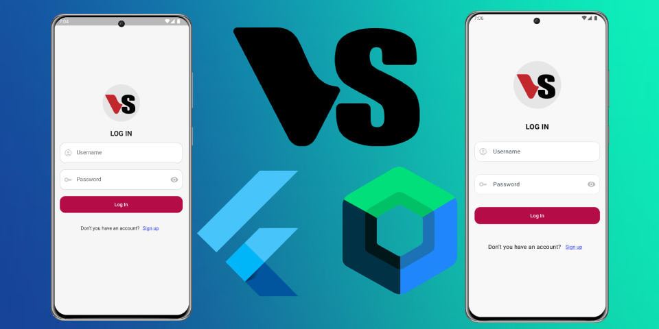 Creating a login ui screen in Flutter vs. Kotlin